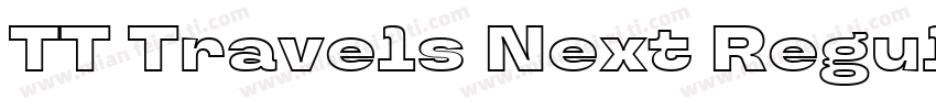 TT Travels Next Regular字体转换